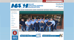 Desktop Screenshot of mashappliances.com